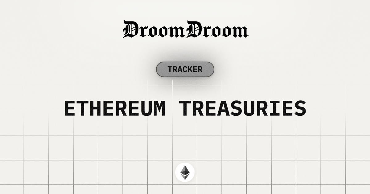 Ethereum Treasury Tracker: Real-Time Holding Analytics of Companies ...