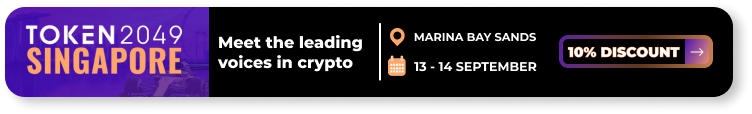 Token 2049 Singapore
Discount Link