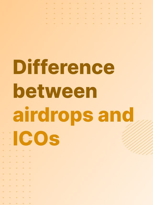 Difference Between Airdrops And ICOs - DroomDroom