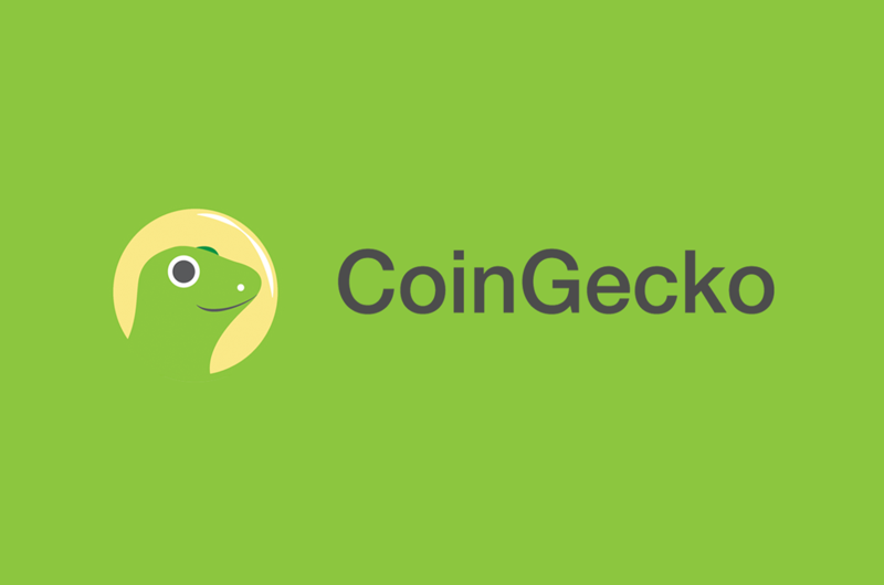 An image of a cyptocurrency exchange aggregator, CoinGecko.