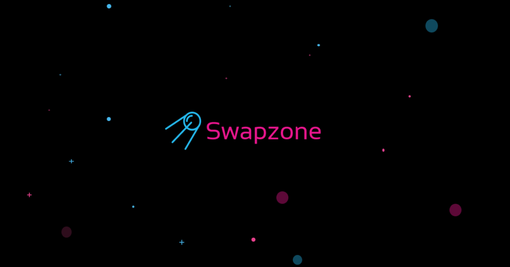 An image of a cyptocurrency exchange aggregator, swapzone.