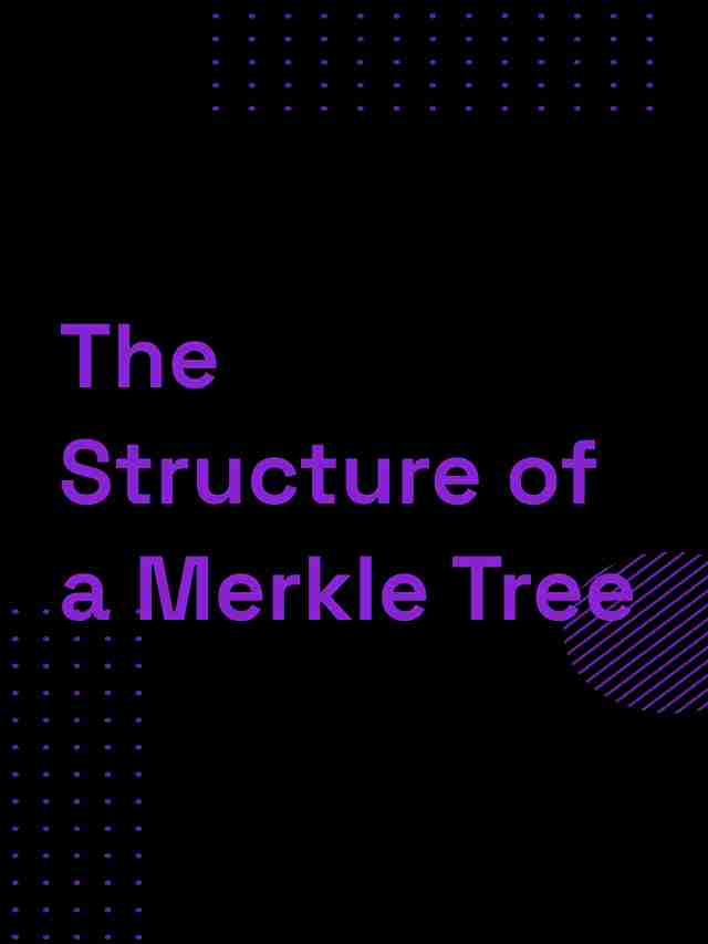 The Structure of a Merkle Tree