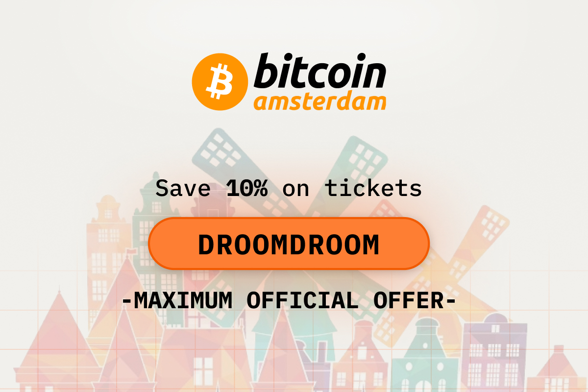 Bitcoin Amsterdam Promo Code: DROOMDROOM [Top Deal]