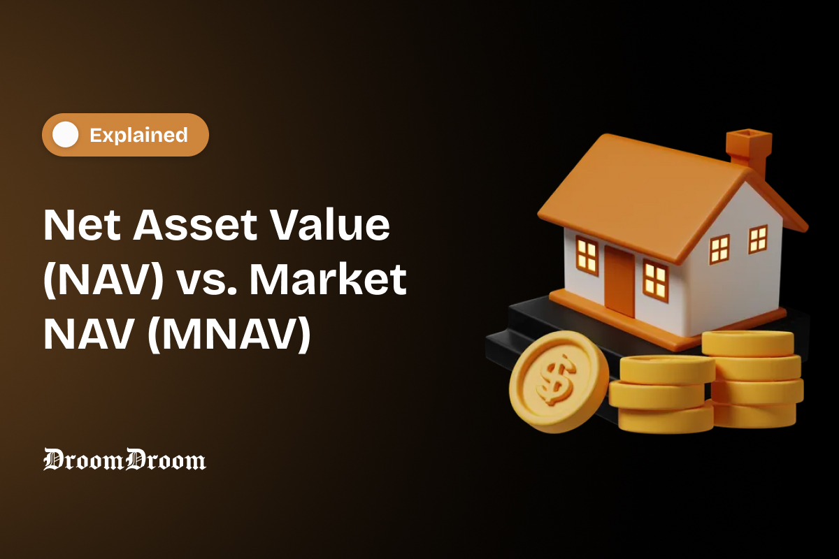 What is Net Asset Value (NAV) vs. Market NAV (MNAV) in Crypto Treasuries?