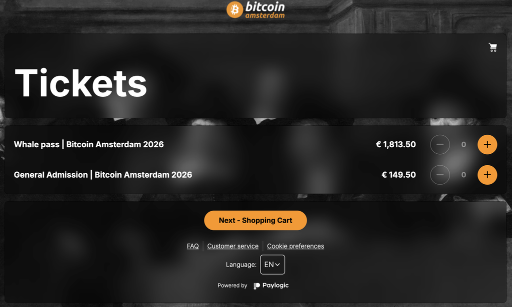 Bitcoin Amsterdam Promo Code: DROOMDROOM [10% OFF]