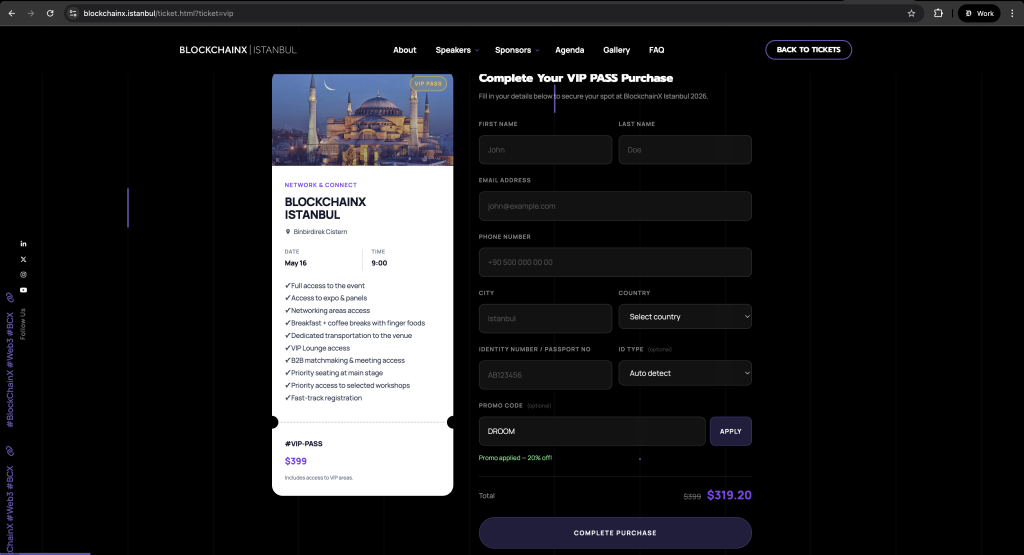 BlockchainX Promo Code: DROOM [20% OFF]